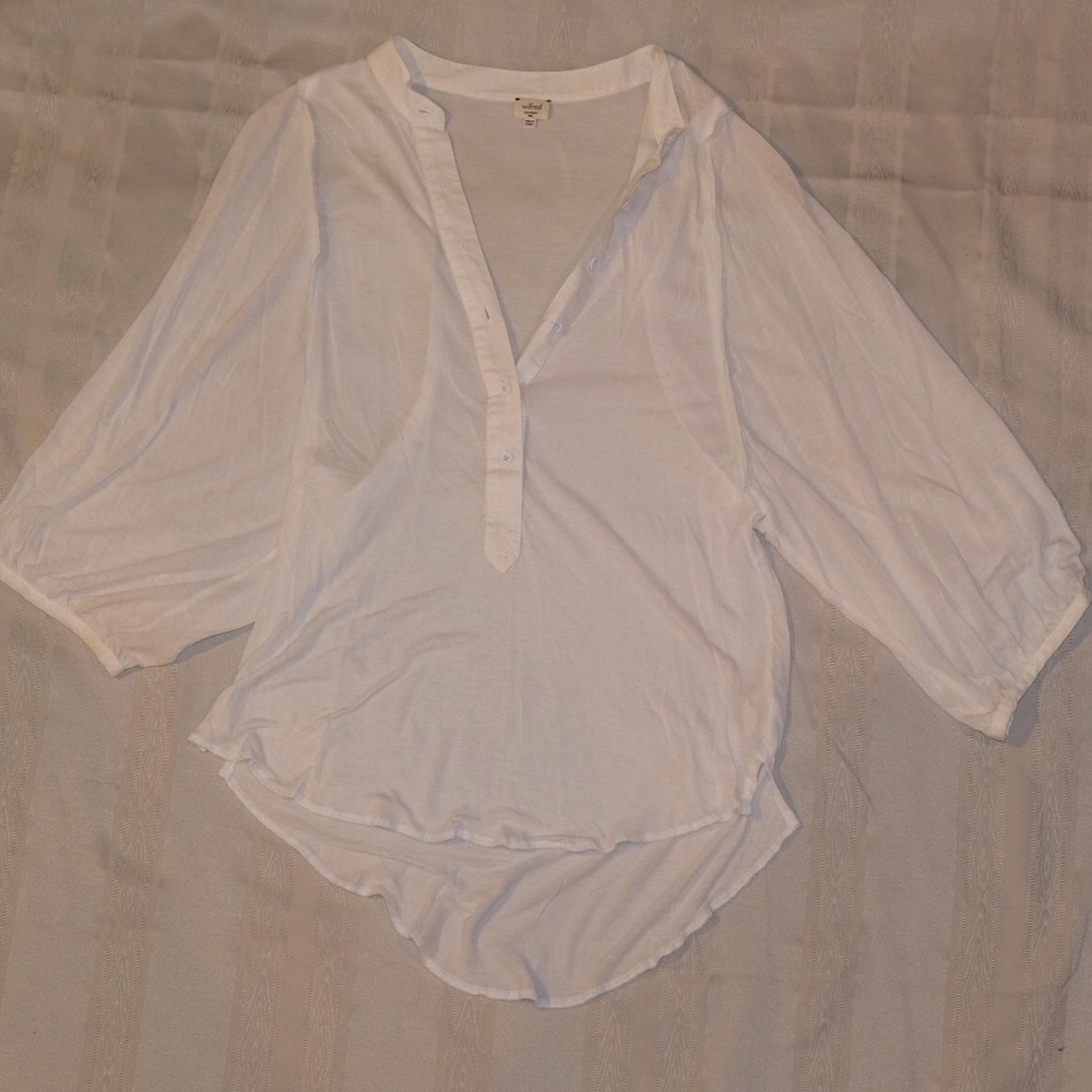Aritzia Wilfred White Blouse